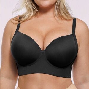 Shapellx 46D Bare Essentials AirSlim Underwire Push-Up Bra